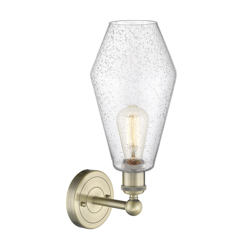 Amylea Armed Sconce, Seedy, Antique Brass