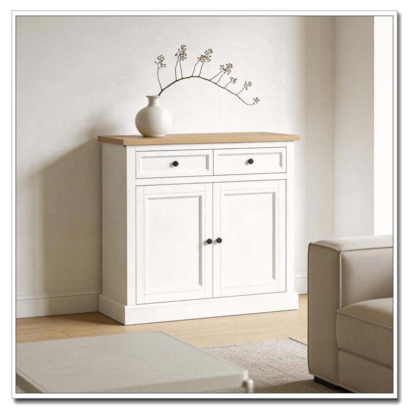 Console moderne en grain de bois pour la décoration intérieure