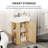 21.6" Single Bathroom Vanity With Ceramic Top