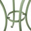 Ensemble de bistro 3 pièces en métal, extérieur, fer et eau, siège de 23,95 po, table haute, 16,25 po de profondeur, thermolaqué, 30 po et 18 po
