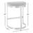 Everly Quinn Hilger Brass Moss Counter Stool