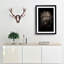 Leopard in the Dark in Abstract - Picture Frame Graphic Art Print on MDF-55772028-55772027