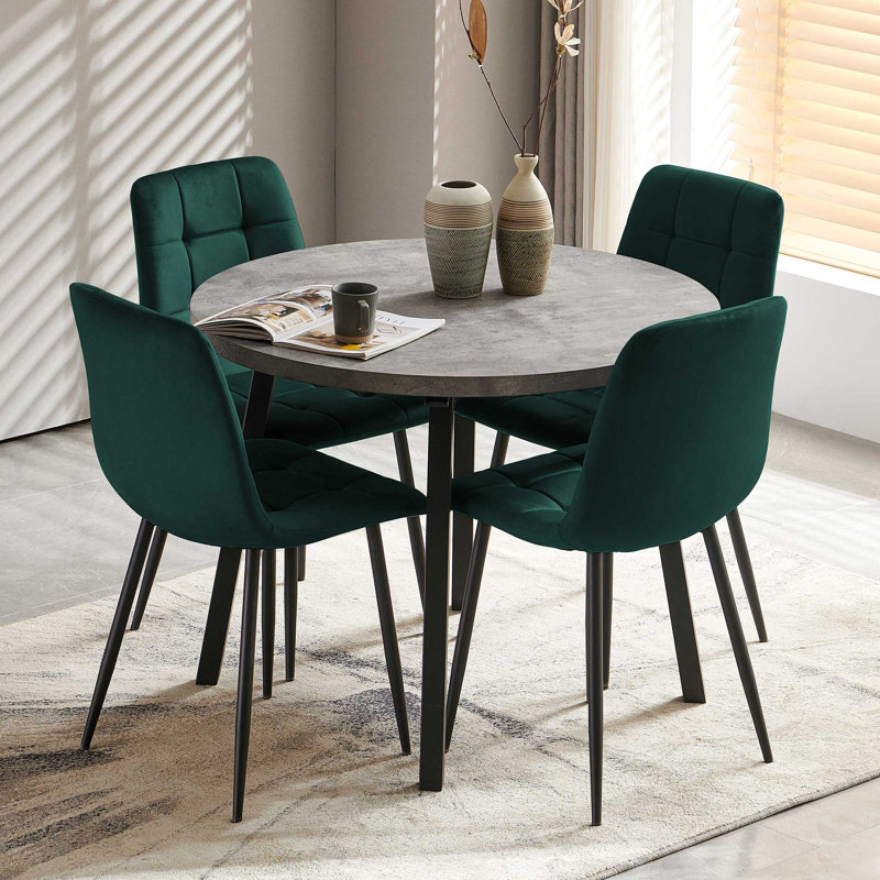Santiago 5 - Piece Dining Set, Green