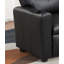 Fauteuil inclinable pour enfants en cuir de polyuréthane noir 23 po avec porte-gobelet Marisa-129455593