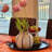 Blue and White Striped Vase