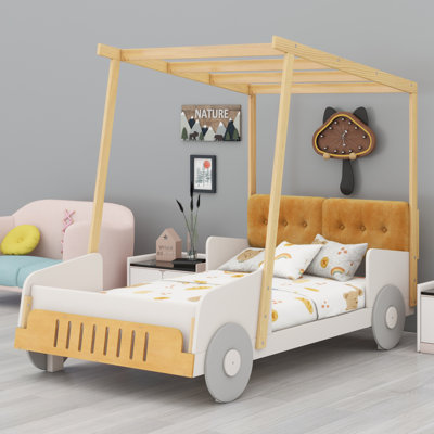 Car Bed with Pillow, Ceiling Cloth