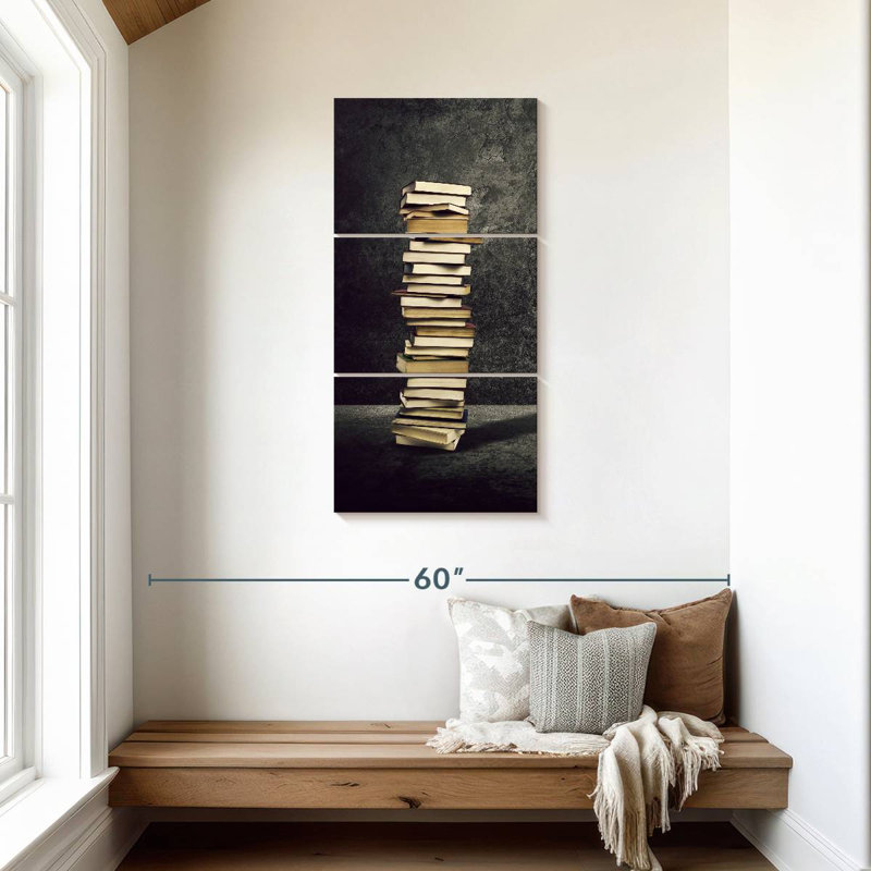 Book Tower, 44" H x 21" W