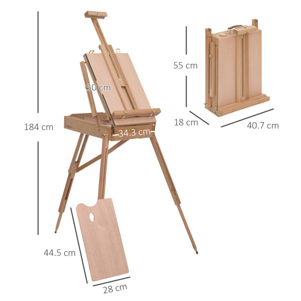 Wood Drawing Board Multifunctional A3 Desk Adjustable Sketching Easel  Painting Stand Holder Art Supply For School Student Kids - AliExpress