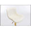 Chaise chromée avec repose-pieds et base pivotante avec hauteur réglable et tissu confortable pour une ergonomie améliorée-1072817979