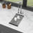 Undermount Sink, Undermount Stainless Steel Kitchen Sink 16 Gauge Deep Single Bowl Kitchen Sink Basin