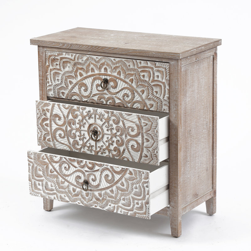 Commode d'appoint 3 tiroirs Colm