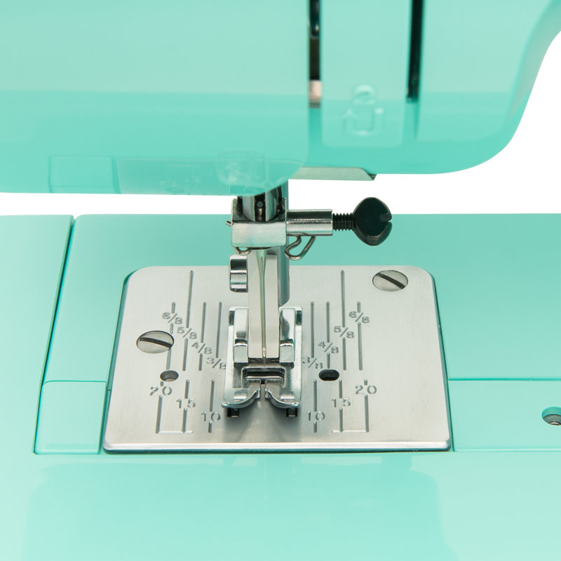 Janome Arctic Crystal Blue Sewing Machine with Metal Frame