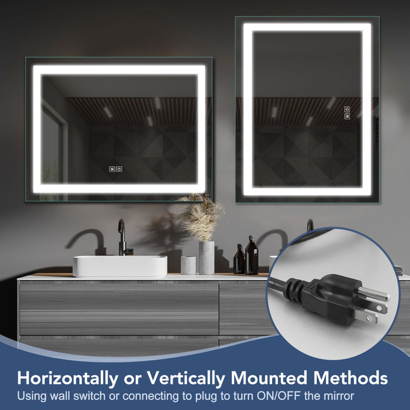 Julye Flat Wall Mirror, 40" x 32"