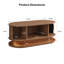 Table basse ovale de 110 cm de large avec rangement dissimulé et éclairage RVB-1807708432