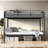 Twin Over Twin Kids Bunk Bed With Ladders