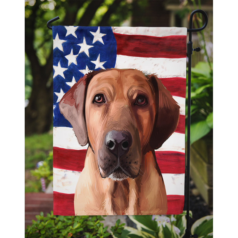 Polyester à 2 côtés 15 x 11 po drapeau de jardin, Briquet griffon vendéen