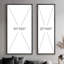 Art mural sur toile grand encadré, impression de paysage abstrait minimaliste -124918946-124918949