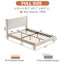  Lit rembourré avec velours moelleux, coins arrondis doux, sans sommier tapissier, assemblage facile-1033833598-1033833599
