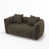 Chenille vert olive