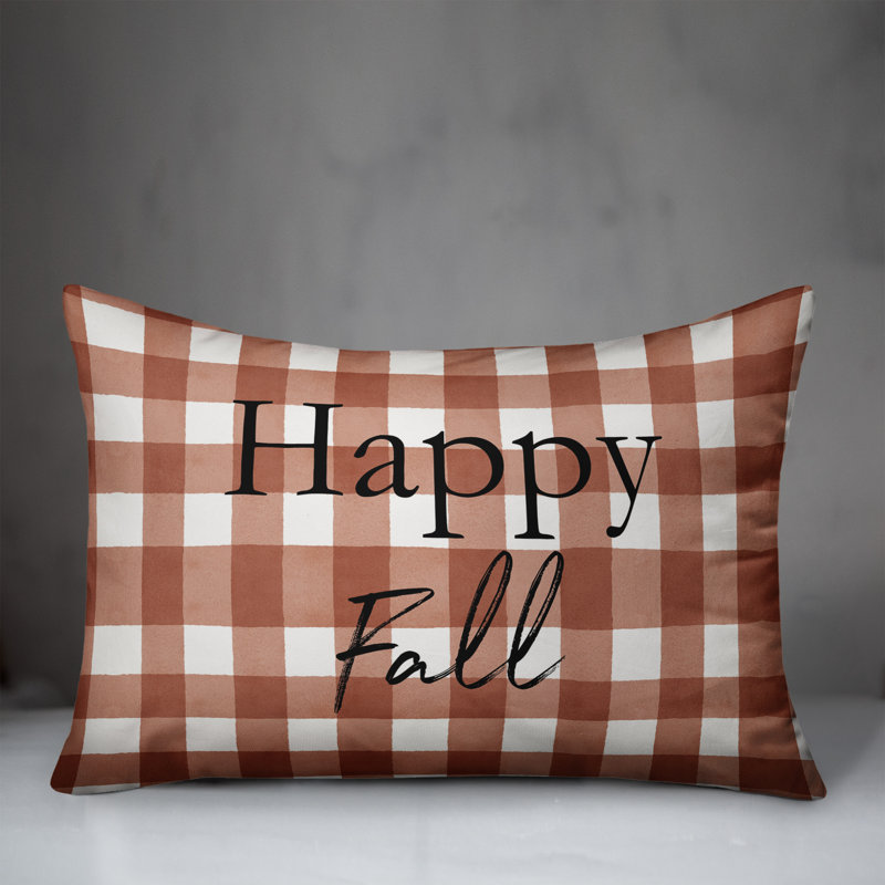 Housse et coussin rectangulaires Happy Fall
