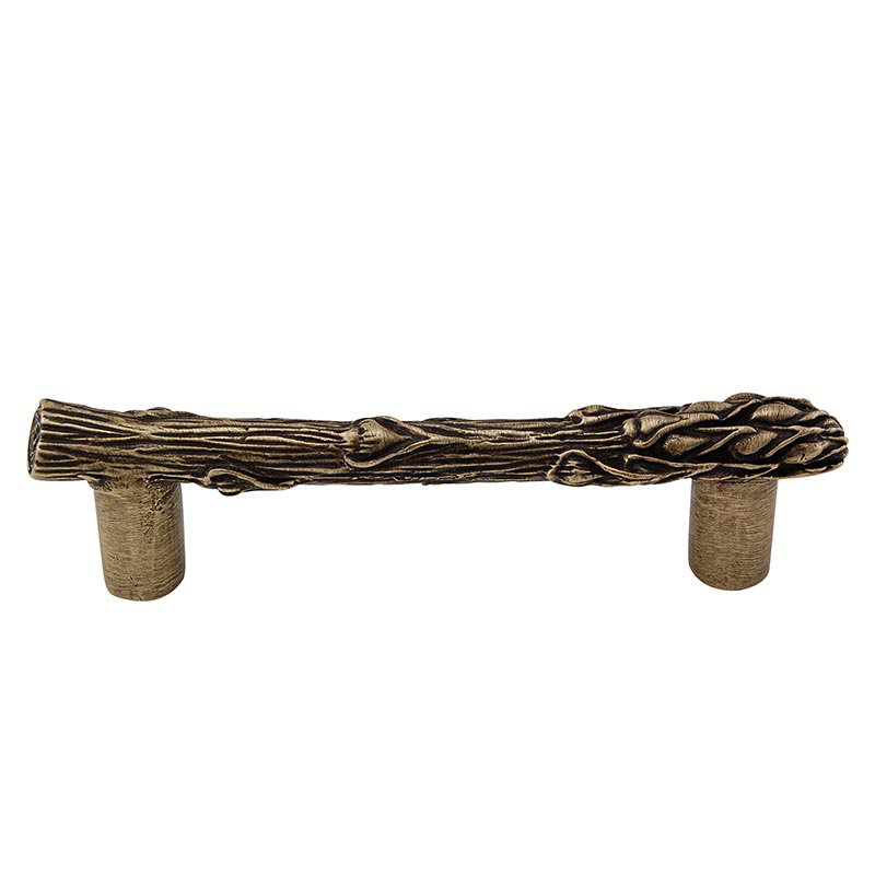 Fiori Bar / Handle Pull, Antique Brass