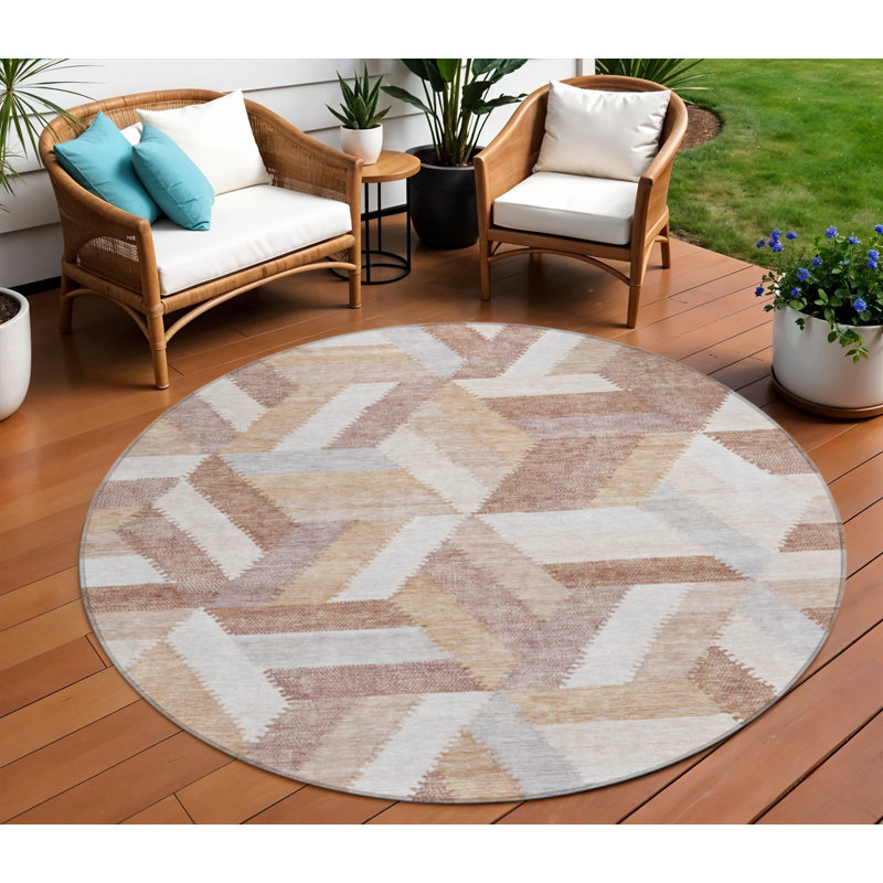 Tapis rond 8 po