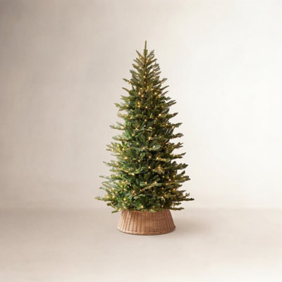 90' Lighted Fir Christmas Tree