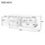Banc de rangement 10 paires de chaussures Rattan Doors-1477078403