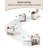 Murphy Bed Full with Mattress, Drawers and USB Charging Ports,White-93818327