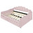Full Size Daybed In Pink With Fabric And Trundle - Delicate Upholstery Comfortable Bedding, Strong Structure-2028514905