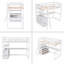 Lit mezzanine simple Jolayne Kids-1517472601