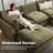 Heffernan 138.29” W Oversized 8-Seater Composable Modular Sofa-488195955-494264935