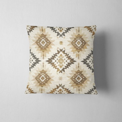 Eastern Elegance Geometric Reversible Pillow Cover