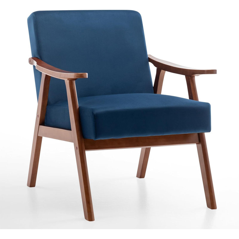 Chaises d'appoint Mid Mid Century, Bleu