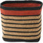 Seagrass Natural Stripe Square Basket-110455274