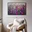 Abstrait «Hollyhocks Inspired By Pollock»-100704972