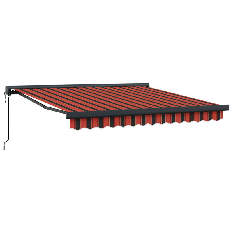 VidaXL 350cm W x 250cm D Polyester Cover Retractable Door / Window Awning