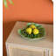 Assiette décorative à feuilles