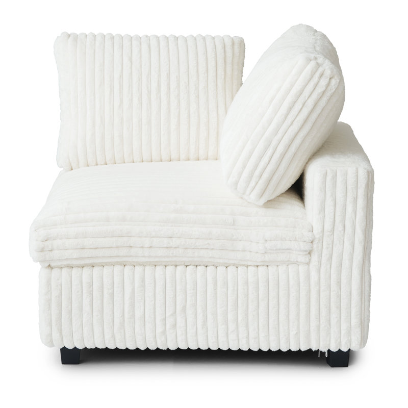 Fauteuil d'angle, Beige