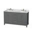 Sheffield 60" Double Bathroom Vanity Set-40066595-40066596