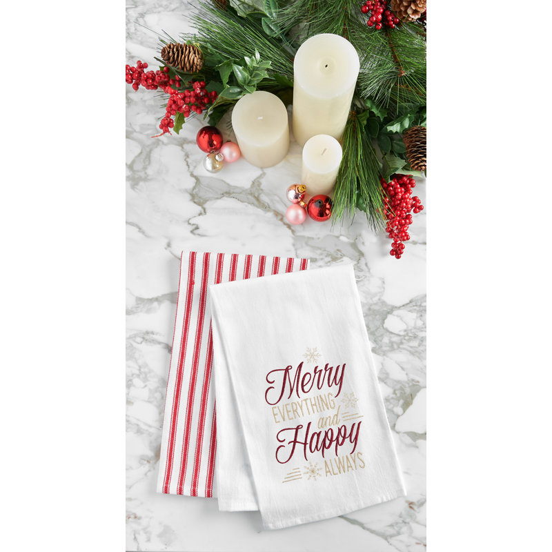 Merry Everything Happy Always Towel
