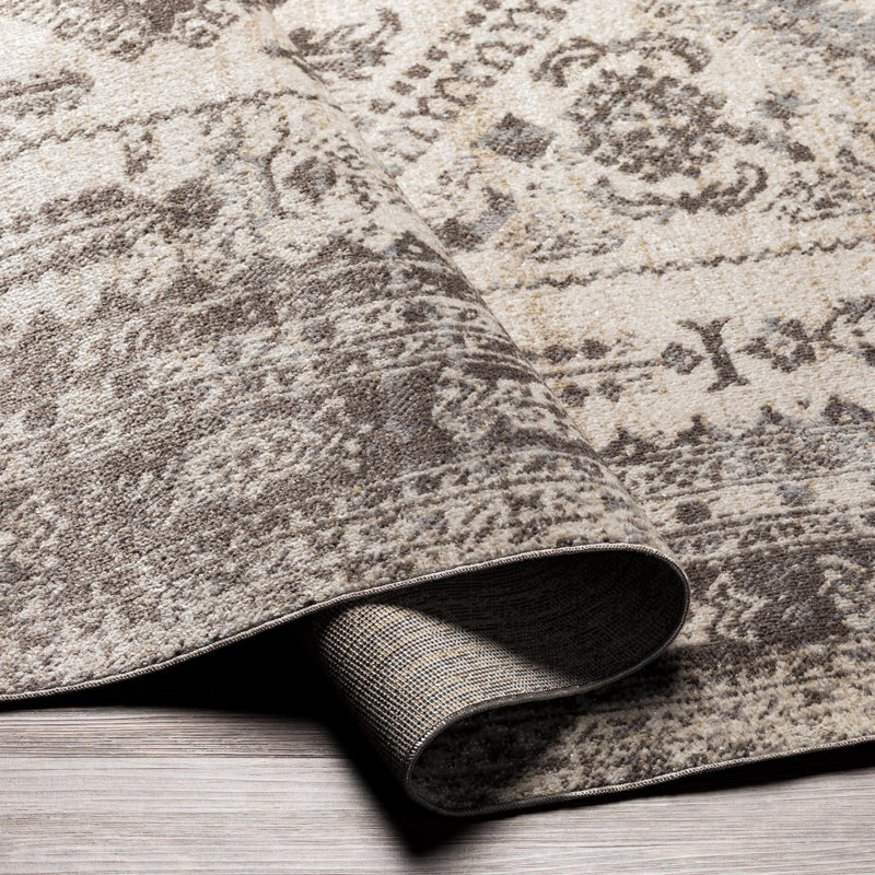 Dickison Washable Oriental Indoor Rug, Rectangle 7'10" x 10'