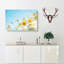 Yellow Flowers In Abstract - Wrapped Canvas Painting-55301569