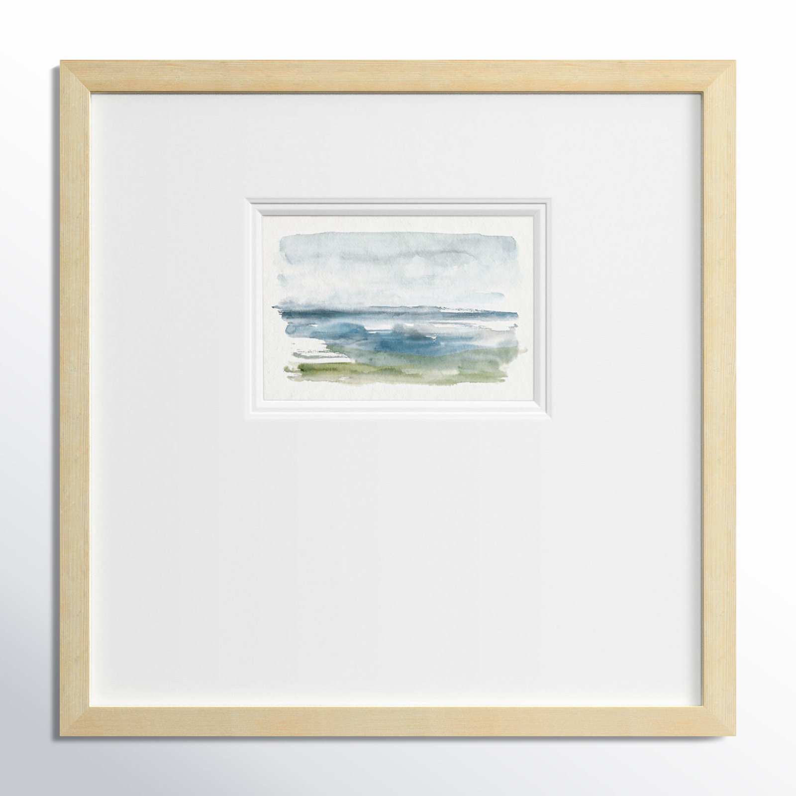 Coastline Splash IV, 21" H x 21" W x 1.125" D, Black