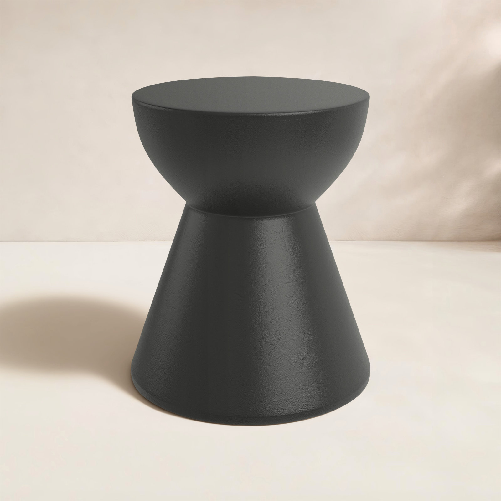 Flula 17'' Stone Outdoor Side Table