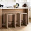 Tabouret en bois massif Dalina-929653842