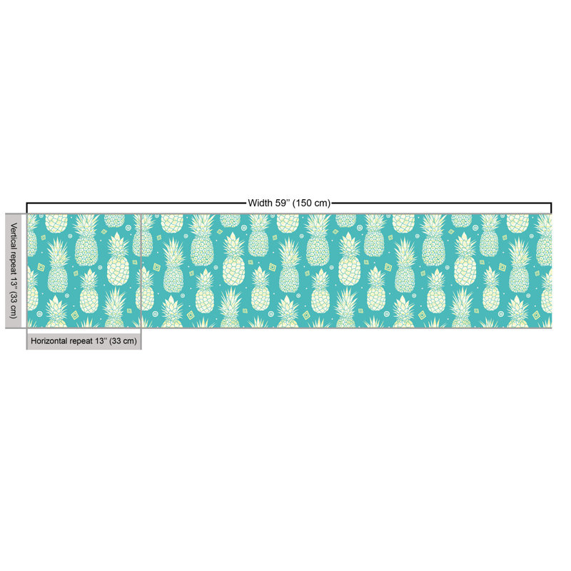 Chessica Exotic Fruit and Minimal Ornaments Multi-Purpose Fabric