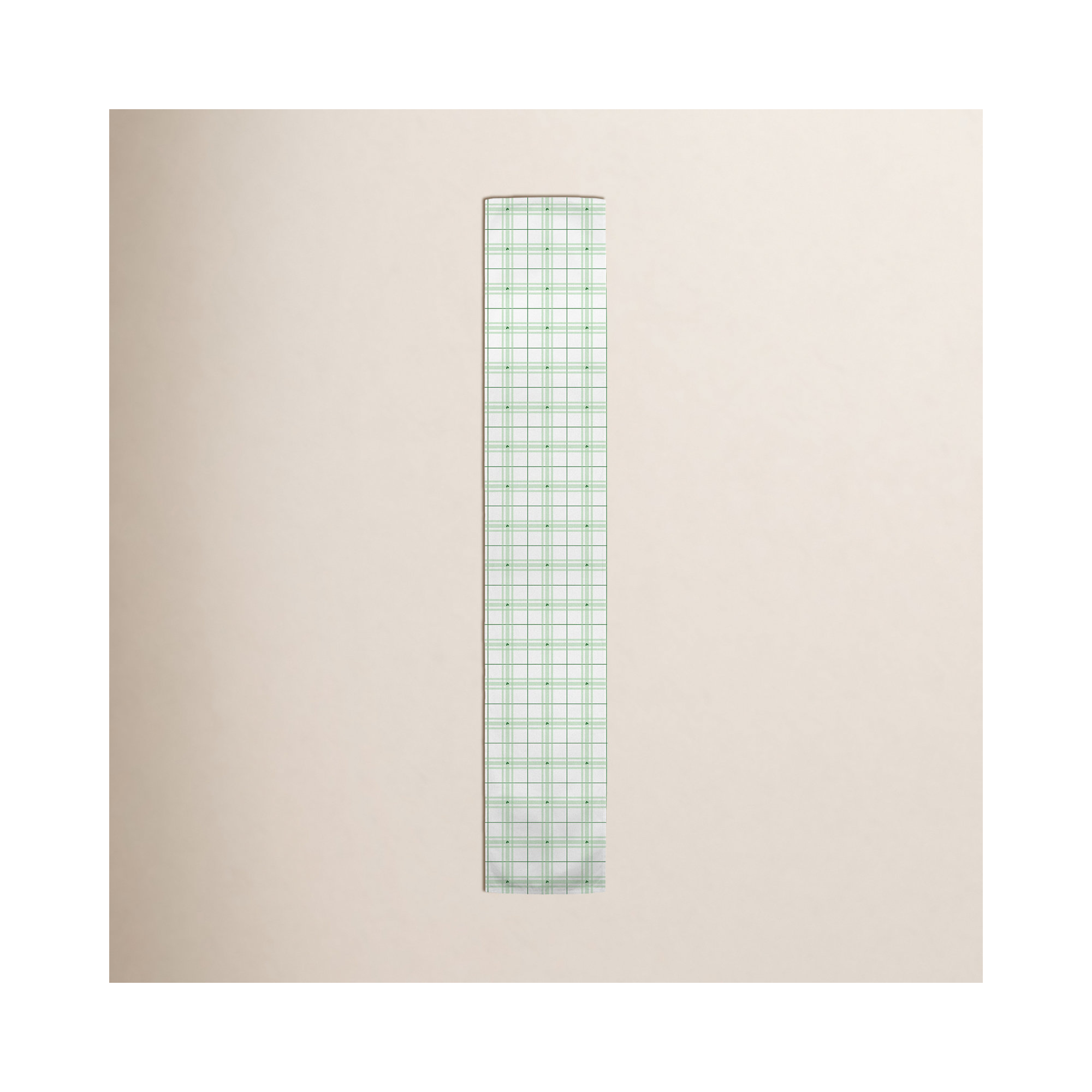 Damariscotta Plaid St. Patrick's Day Table Runnner, 72" x 16"