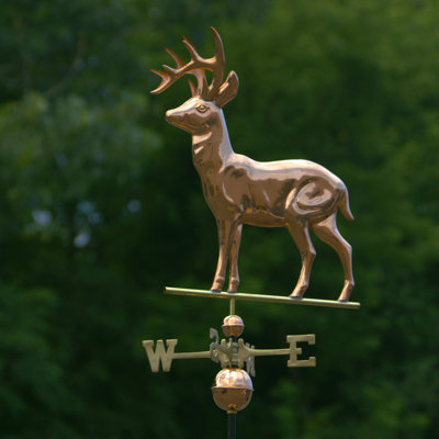 47'' H Metal Animals Weathervane