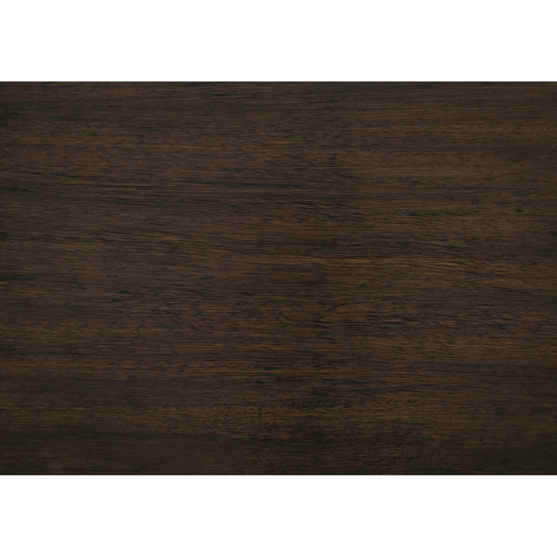 Ensemble de salle à manger moderne 5 pièces avec table rectangulaire brun foncé et chaises de style taupe, sièges 4, revêtement texturé, garniture cloutée métallique et style classique,